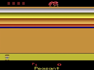 Off the Wall title screen for Atari 2600
